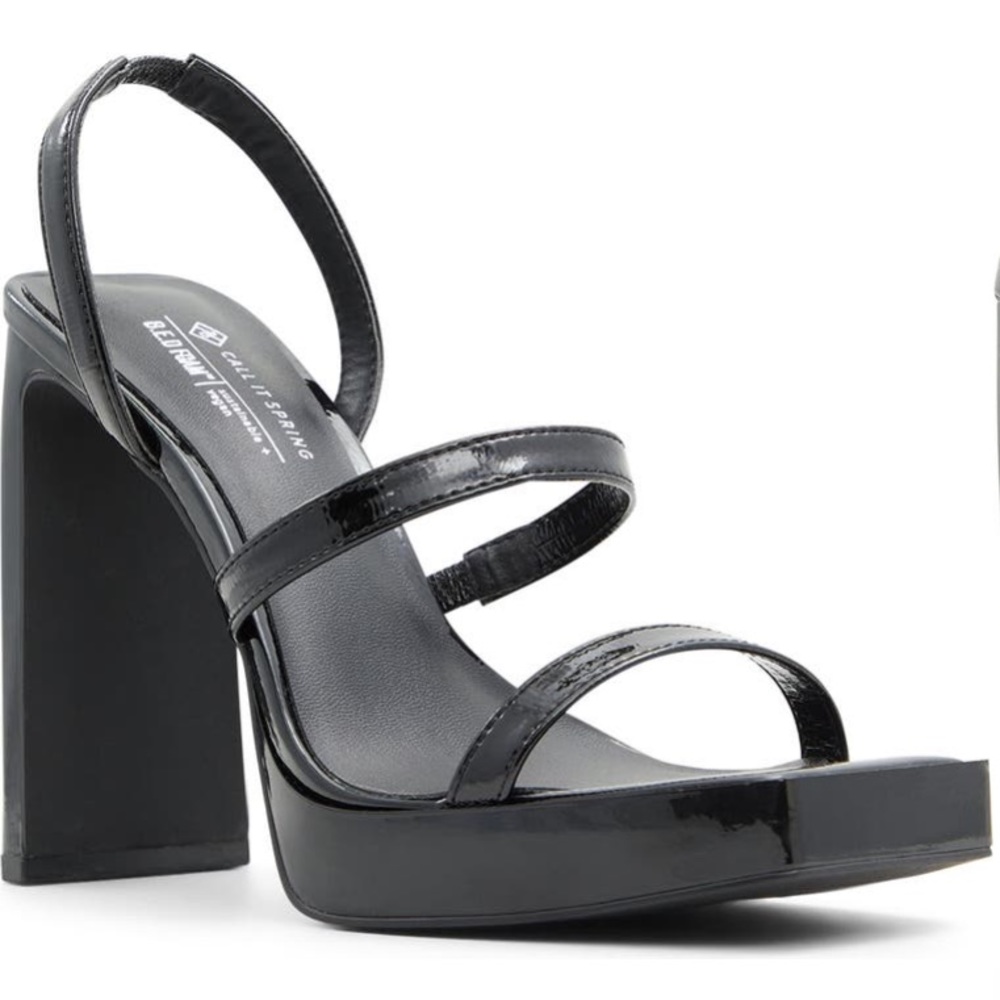 Black Strappy Heels